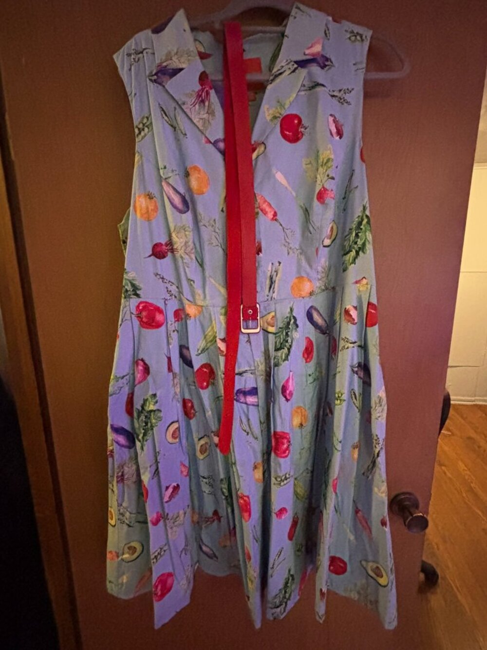Modcloth Veggie Dress with Belt